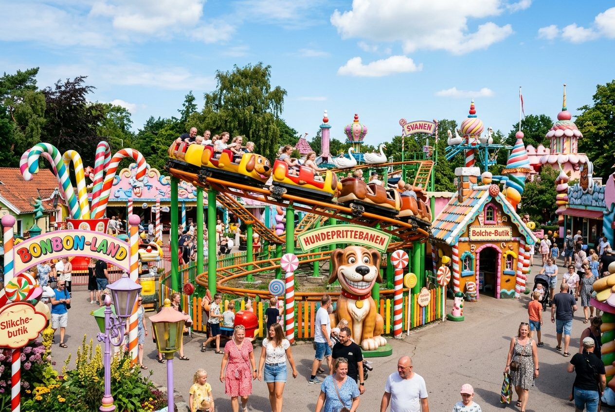 BonBon-Land colorful whimsical rides