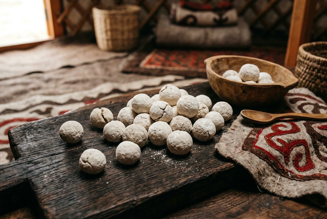 Kurt — Dried Salty Cheese of the Nomads