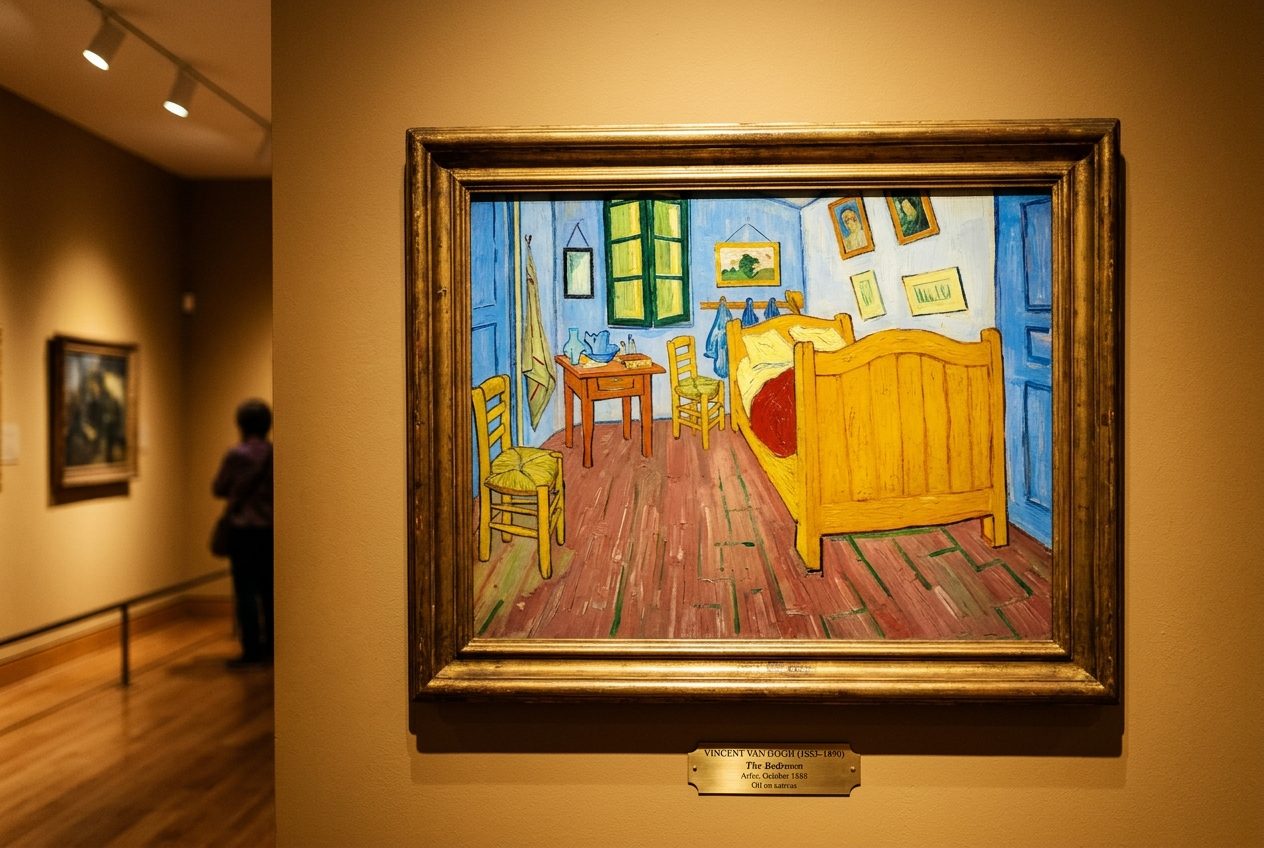 The Bedroom at Arles: Three Versions, One Tormented Mind