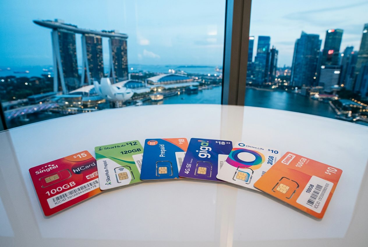 Best Prepaid SIM Cards in Singapore 2025