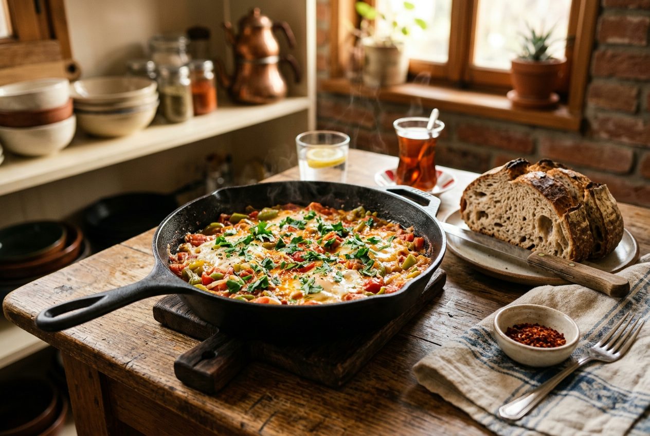 Menemen — Turkish Scrambled Eggs