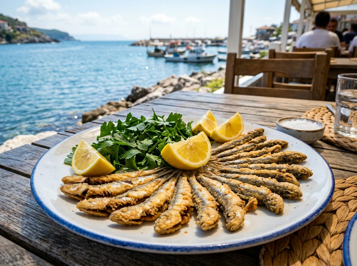 Hamsi Tava (Fried Black Sea Anchovies)