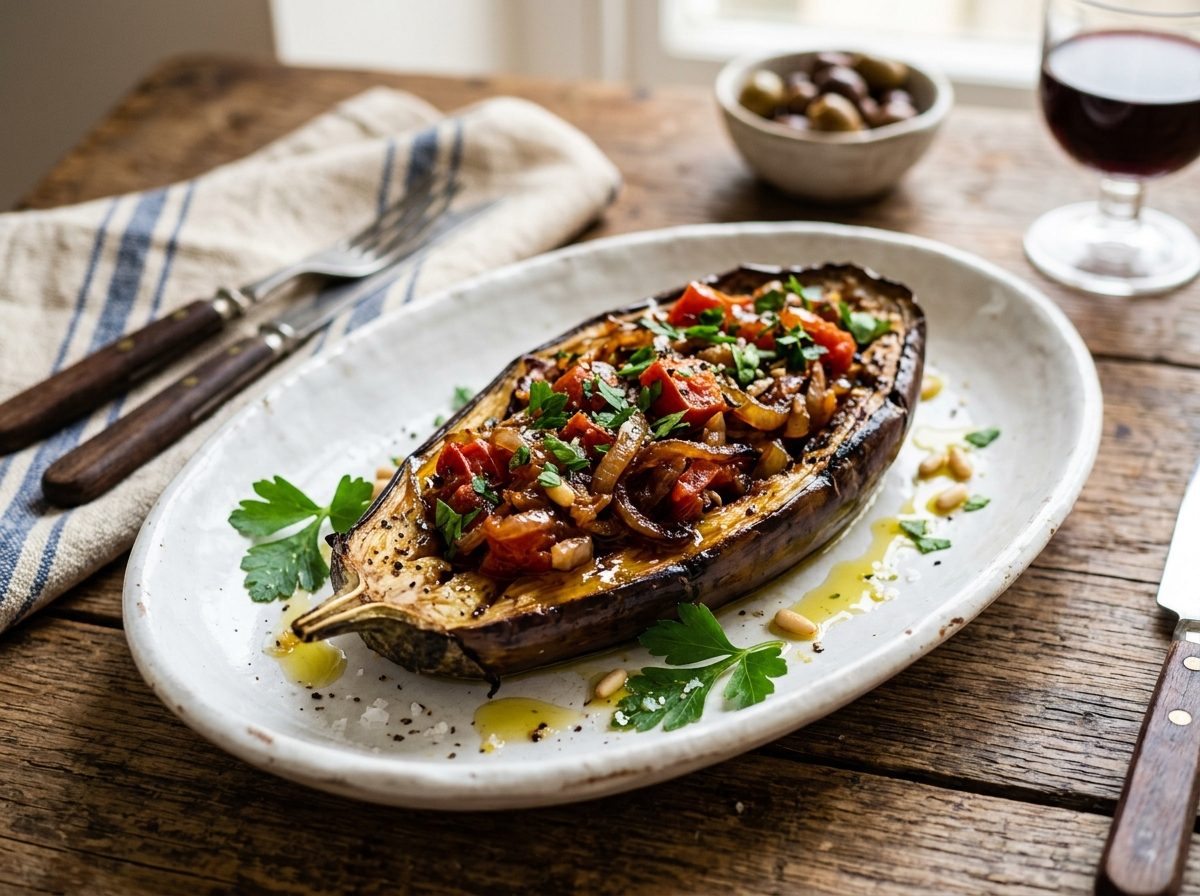 Eggplant with Tomato